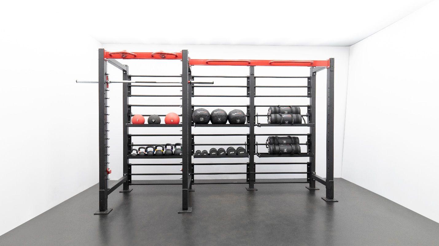 Modular- Can connect to another bay or the VFCR1701C Cable Cross and VFCR1701B Smith Machine 