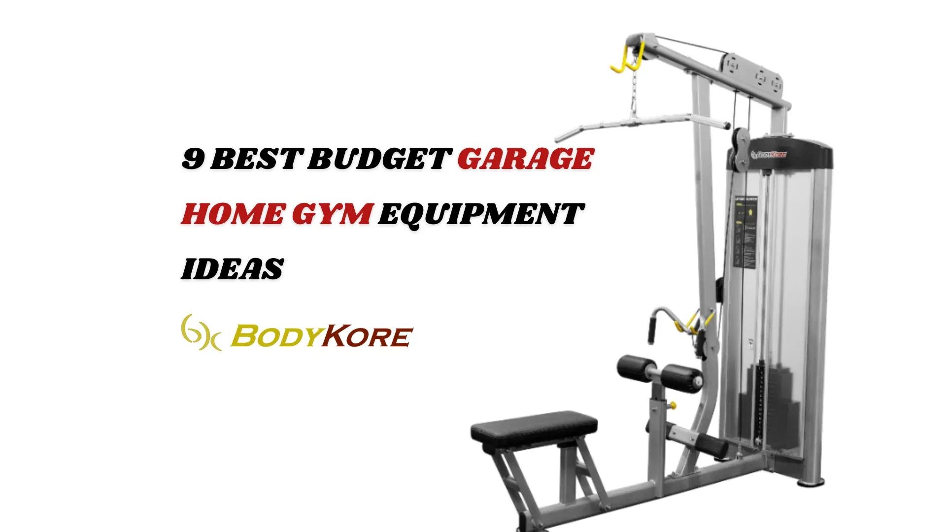 9 Best Budget Garage Home Gym Equipment Ideas 2023