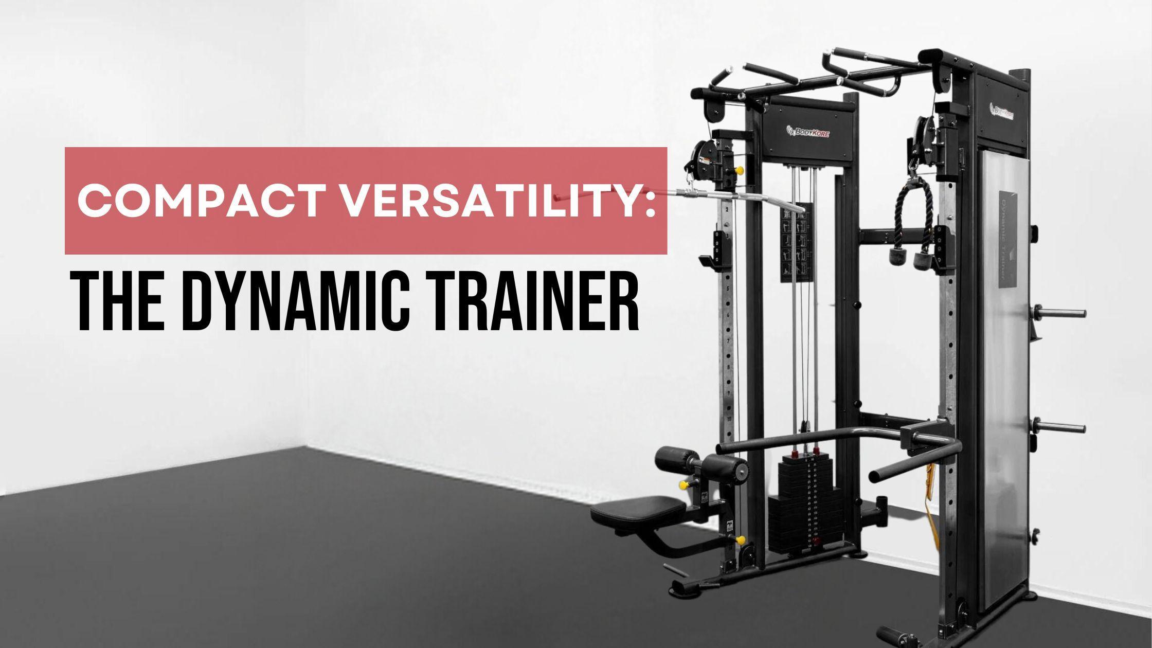 The Dynamic Trainer: Versatile and Compact Fitness Machine