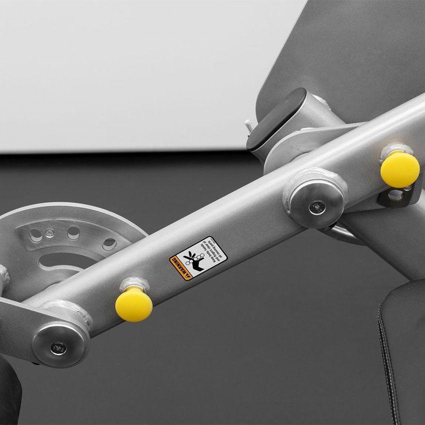 4 position adjustable start position for desired range of motion